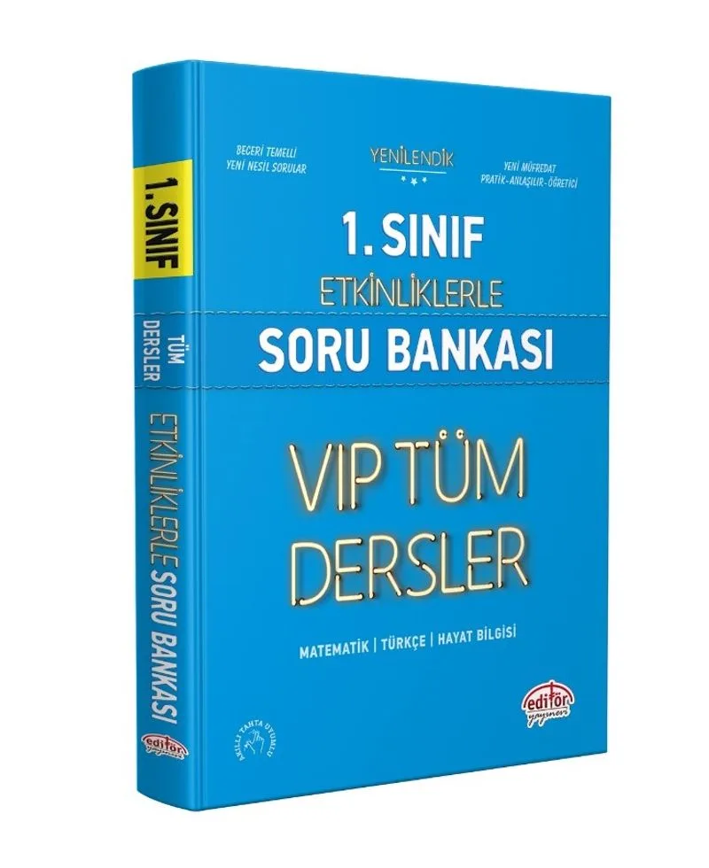 1. Sınıf VIP Tüm Dersler Etkinliklerle Soru Bankası
