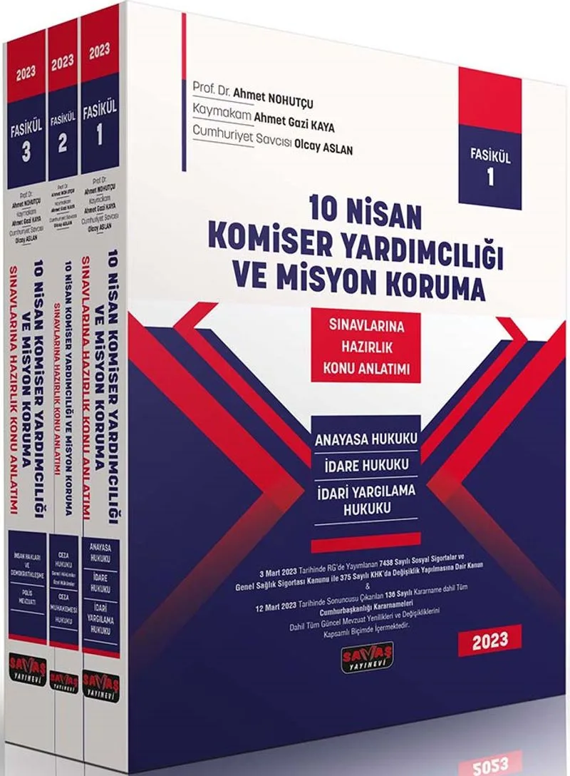 10 Nisan Komiser Yardımcılığı ve Misyon Koruma