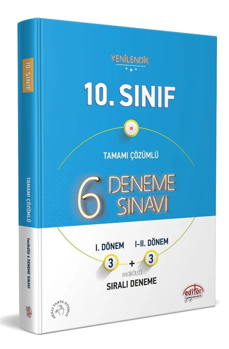 10. Sınıf 6 (3+3) Deneme Sınavı Tamamı Çözümlü