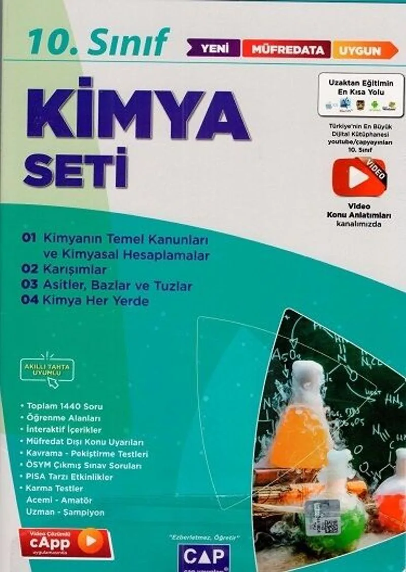 10. Sınıf Anadolu Lisesi Kimya Seti