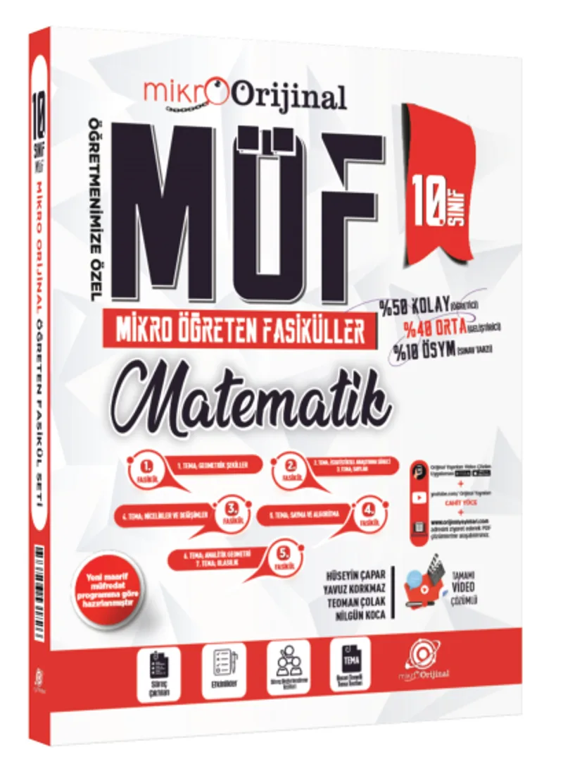 10. Sınıf Matematik MÖF Mikro Öğreten Fasiküller