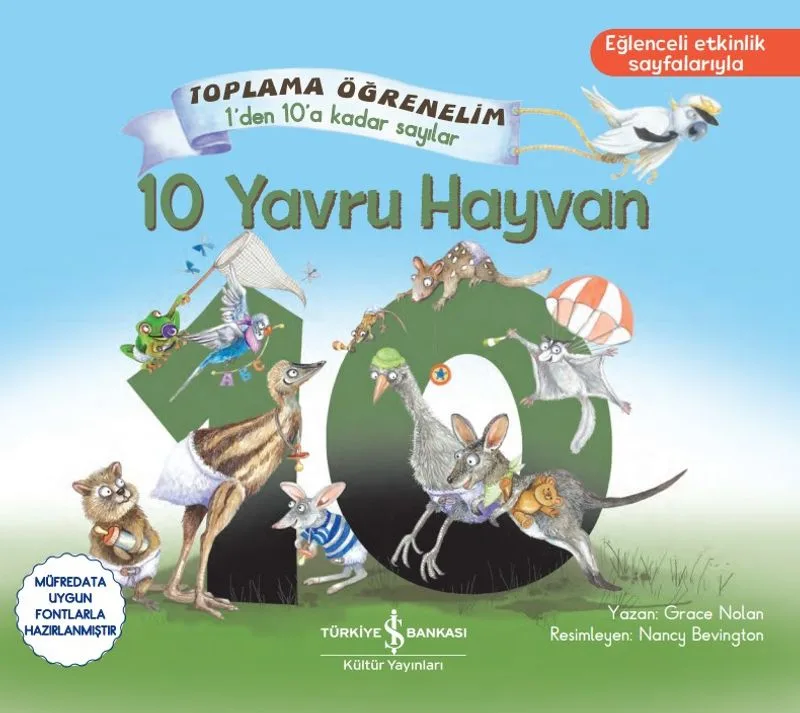 10 Yavru Hayvan Toplama Öğrenelim 1'den 10'a Kadar Sayılar