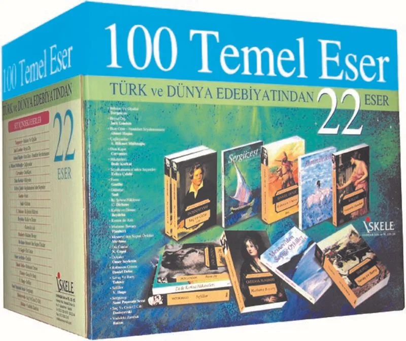 100 Temel Eser (Orta öğretim) 22 Kitap (Kutulu)