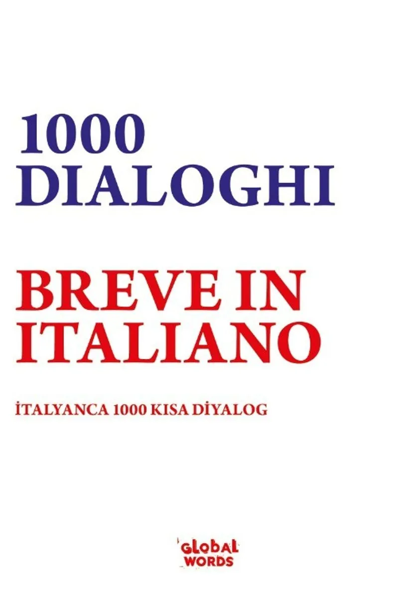 1000 Dialoghi Breve In Italiano İtalyanca 1000 Kısa Diyalog