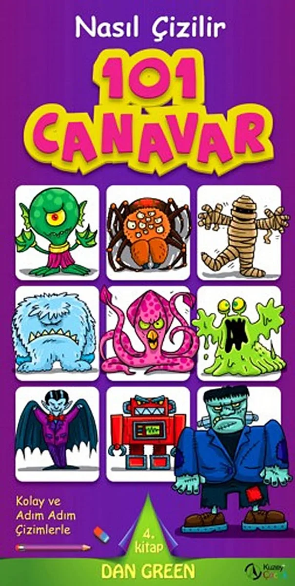 101 Canavarlar Nasıl Çizilir - 4. Kitap