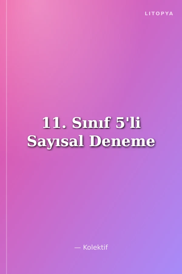 11. Sınıf 5'li Sayısal Deneme