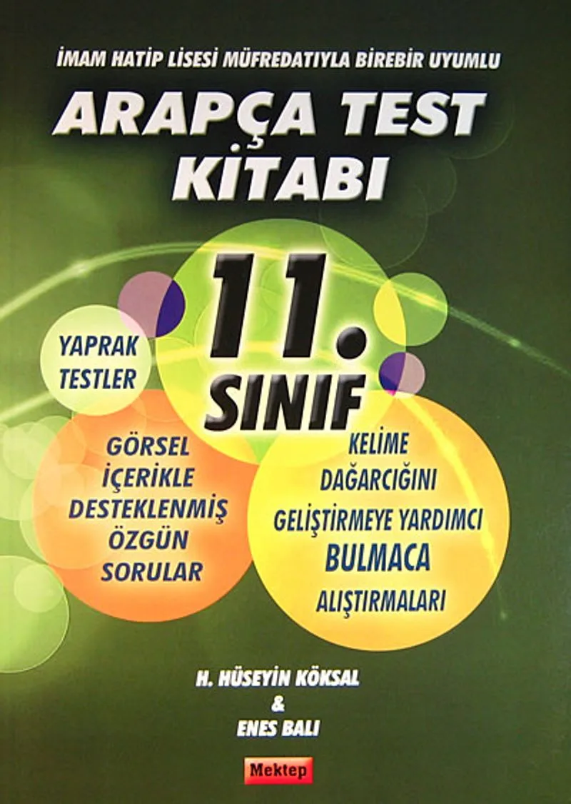 11.Sınıf Arapça Test Kitabı İmam Hatip Lisesi Müfredatıyla Birebir Uyumlu