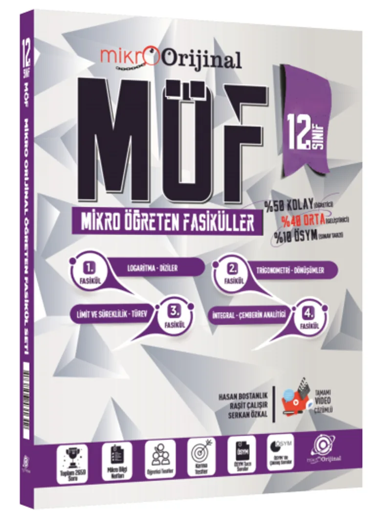 12. Sınıf Matematik MÖF Mikro Öğreten Fasiküller