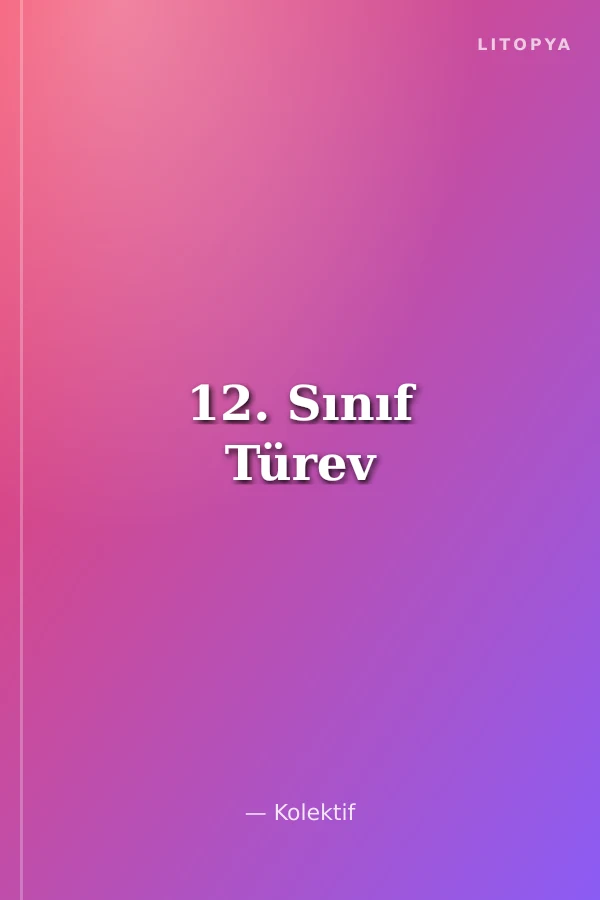 12. Sınıf Türev
