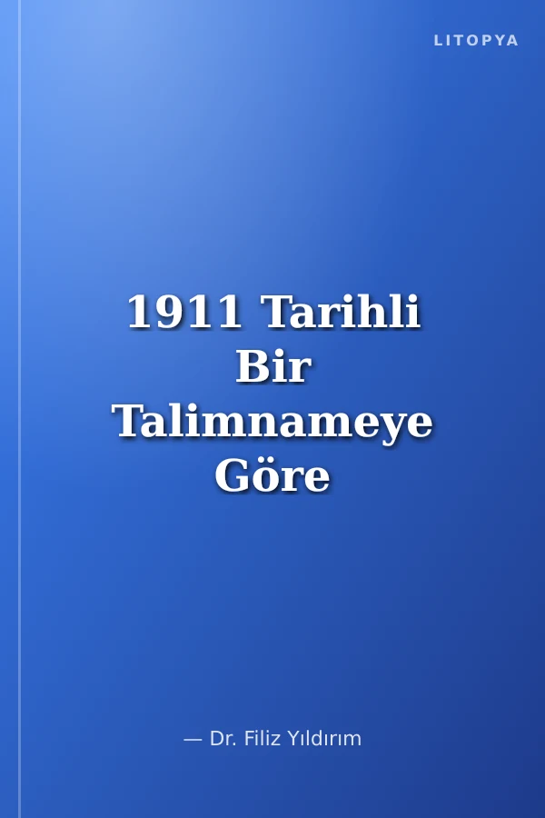 1911 Tarihli Bir Talimnameye Göre Osmanlı'nın Sualtı Lağımları