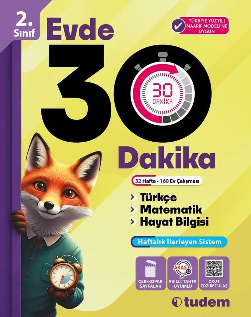 2. Sınıf Evde 30 Dakika