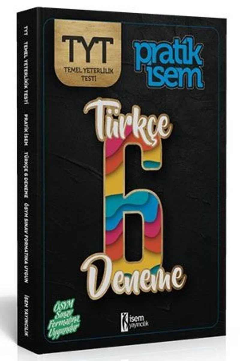 2019 Pratik İsem TYT Türkçe 6 Deneme