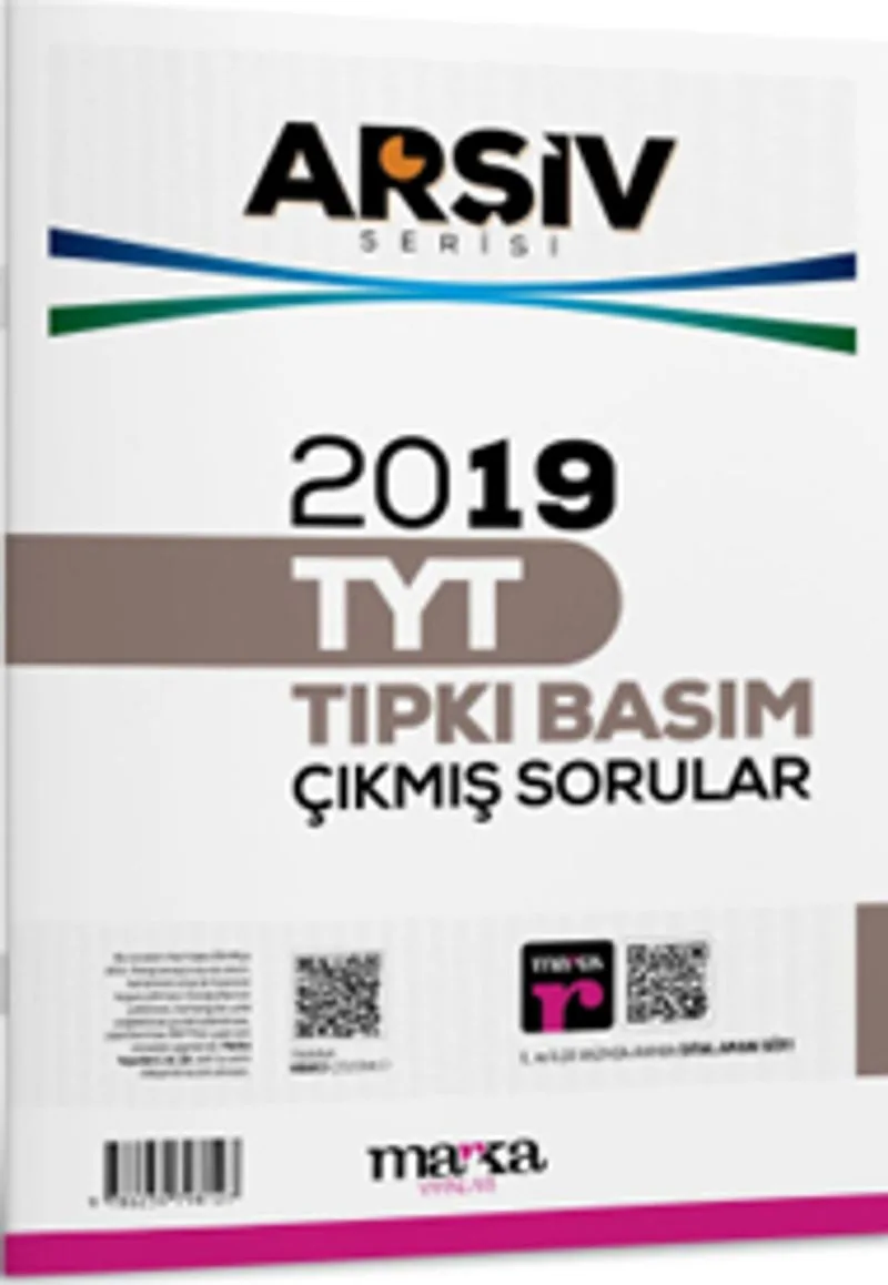 2019 TYT Arşiv Serisi Tıpkı Basım Çıkmış Sorular Tamamı Video Çözümlü