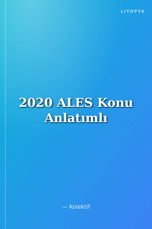 2020 ALES Konu Anlatımlı