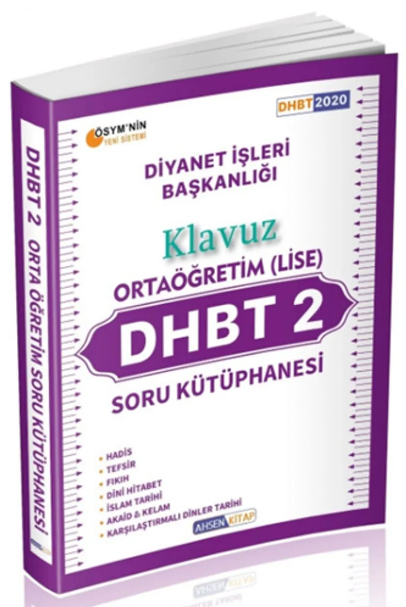2020 DHBT 2 Klavuz Ortaöğretim (Lise) Soru Kütüphanesi