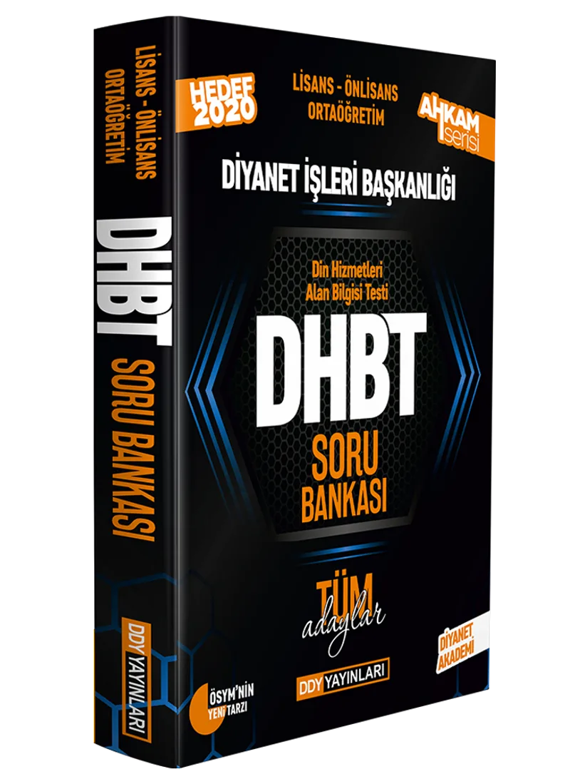 2020 DHBT Ahkam Serisi Tüm Adaylar Soru Bankası