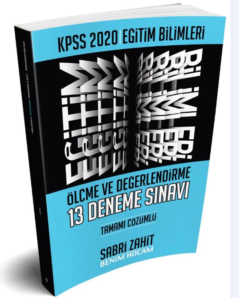 2020 Eğitim Bilimleri Ölçme ve Değerlendirme Tamamı Çözümlü 13 Deneme