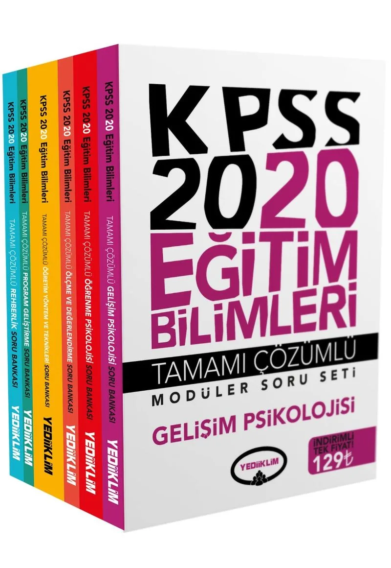 2020 Eğitim Bilimleri Tamamı Çözümlü Modüler Soru Bankası