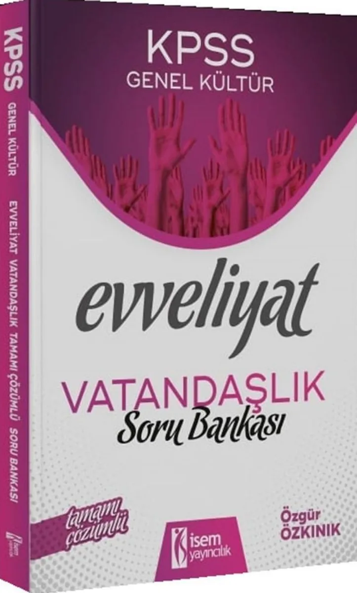 2020 Evveliyat KPSS Vatandaşlık Tamamı Çözümlü Soru Bankası