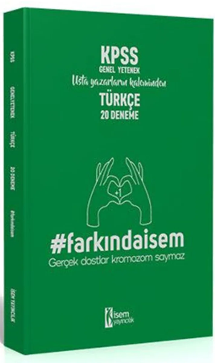 2020 Farkındaİsem KPSS Genel Kültür Türkçe 20 Deneme
