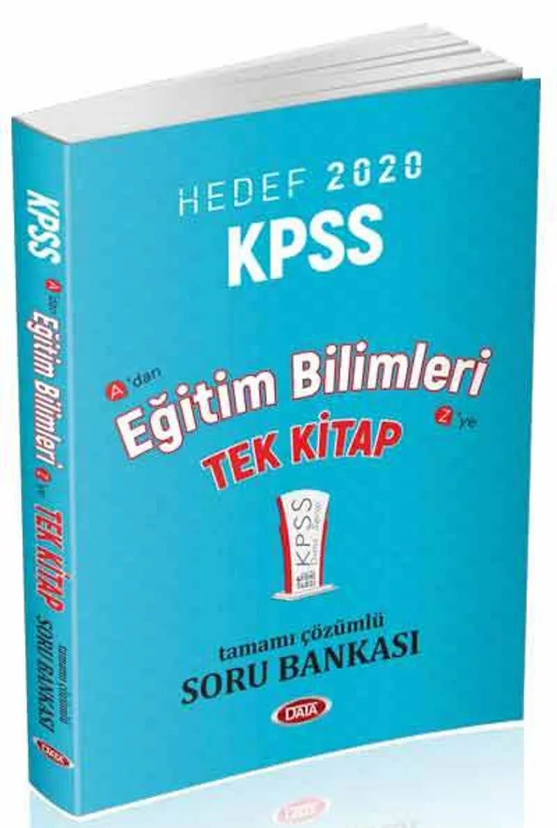 2020 KPSS A'dan Z'ye Eğitim Bilimleri Tek Kitap Tamamı Çözümlü Soru Bankası