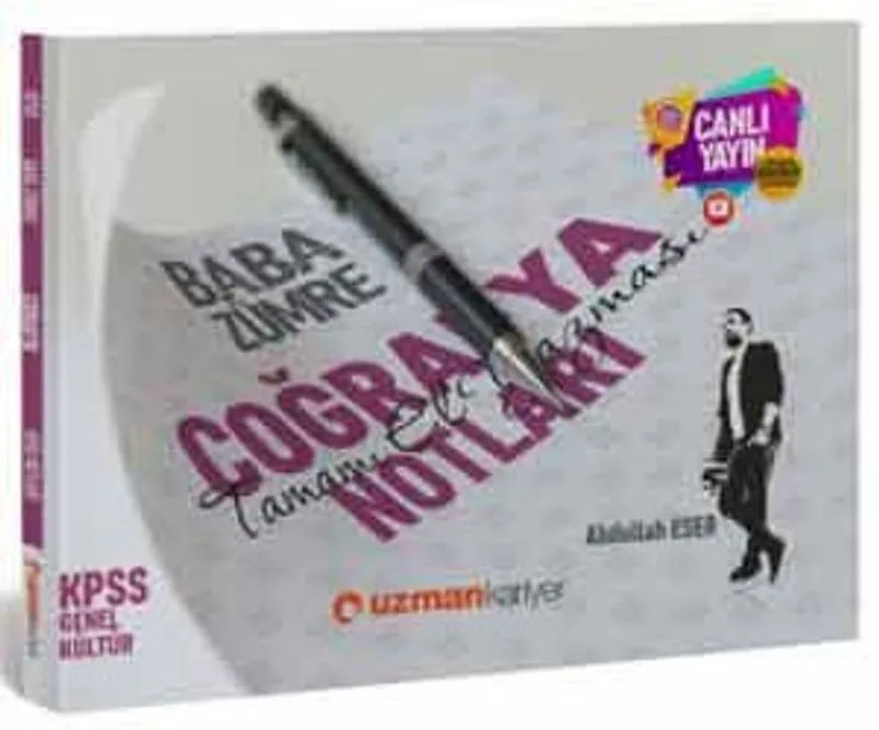 2020 KPSS Baba Zümre Coğrafya Notları