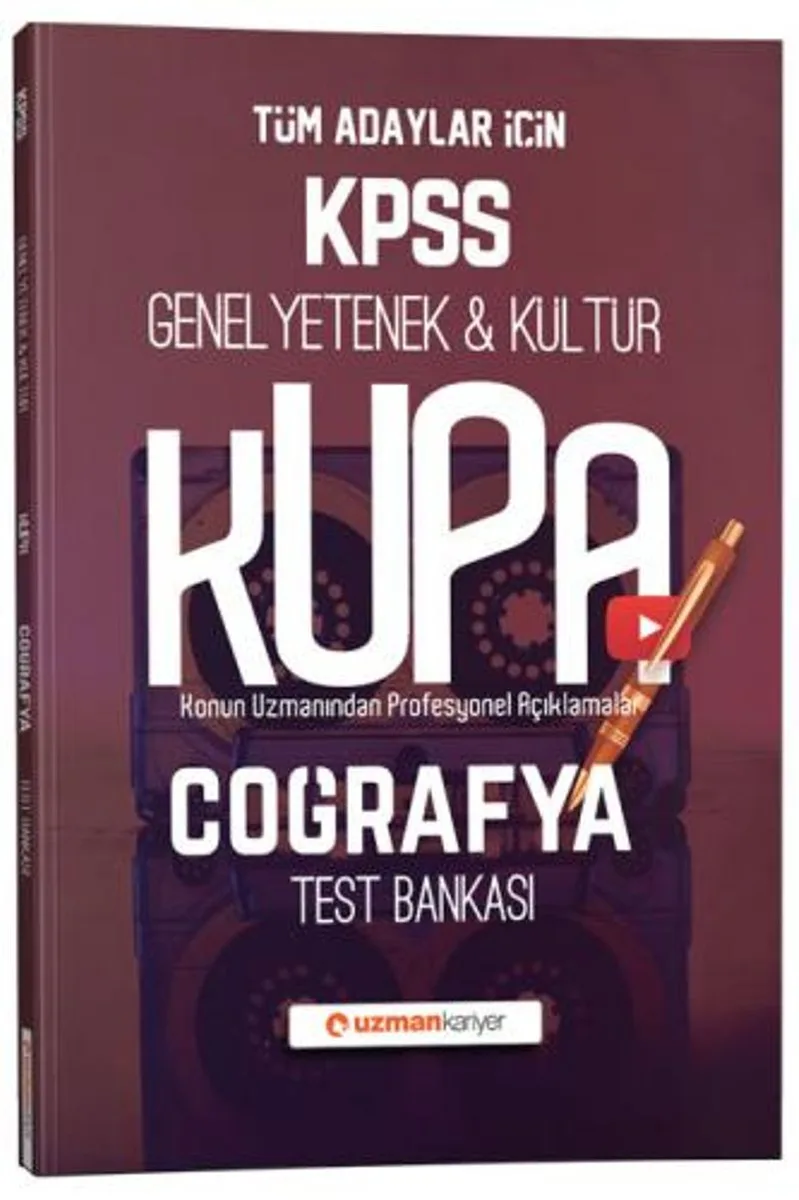 2020 KPSS Coğrafya Kupa Konu Konu Test Bankası