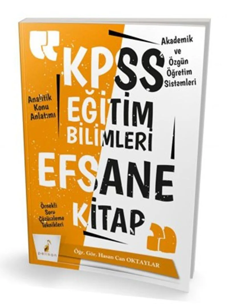 2020 KPSS Eğitim Bilimleri Efsane Tek Kitap Konu Anlatımlı