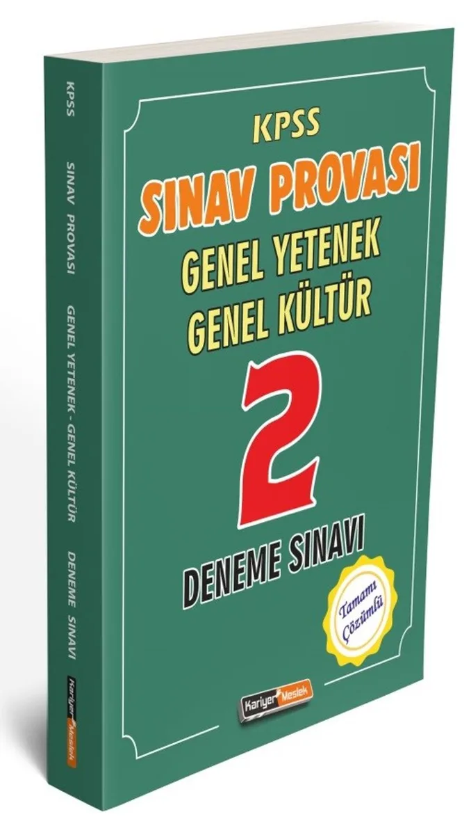 2020 KPSS Genel Yetenek Genel Kültür Sınav Provası Çözümlü 2 Deneme Sınavı