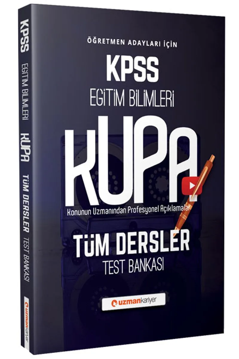 2020 KPSS Kupa Konu Konu Test Bankası Eğitim Bilimleri Tüm Dersler