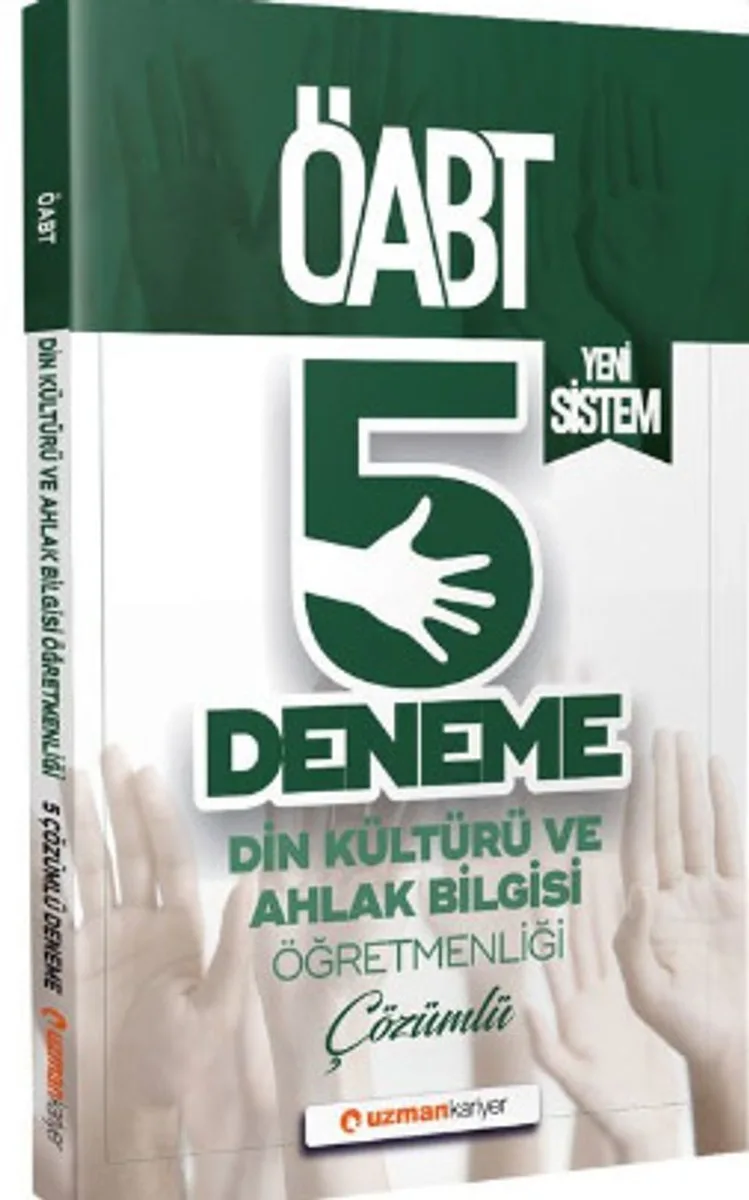 2020 KPSS ÖABT Din Kültürü Öğretmenliği Yeni Sistem Çözümlü 5 Deneme