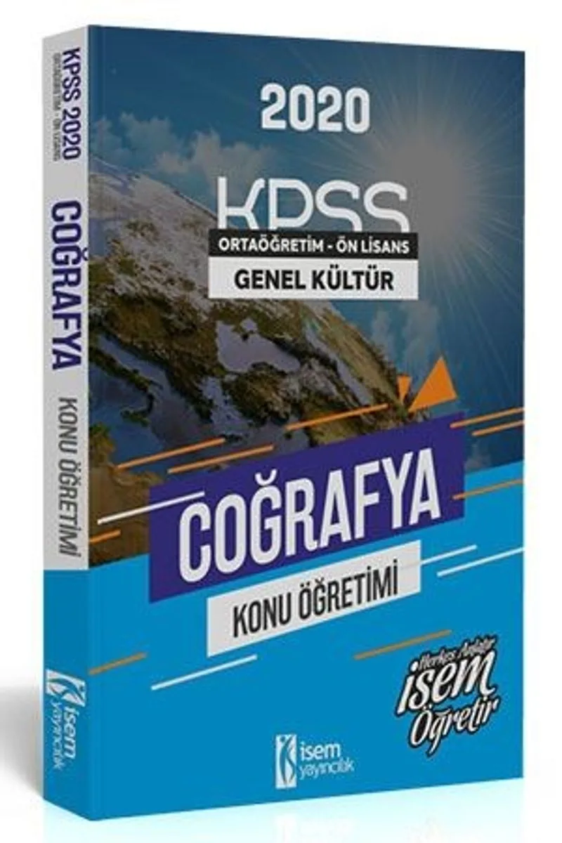 2020 KPSS Ortaöğretim Ön Lisans Coğrafya Konu Öğretimi