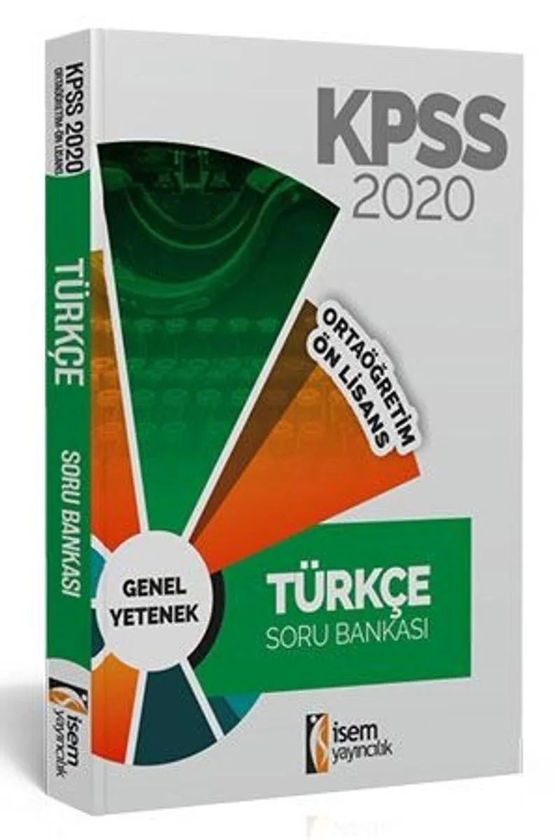 2020 KPSS Ortaöğretim Ön Lisans Türkçe Tamamı Çözümlü Soru Bankası