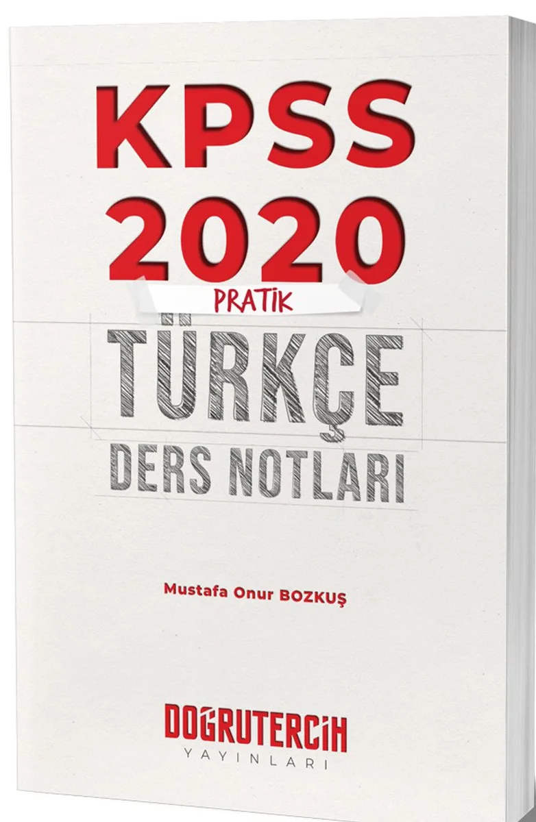 2020 KPSS Pratik Türkçe Ders Notları