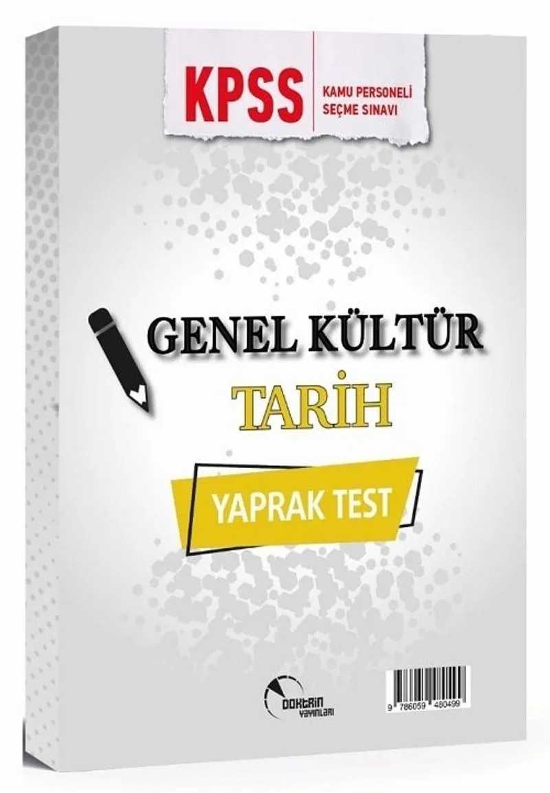 2020 KPSS Tarih Yaprak Test