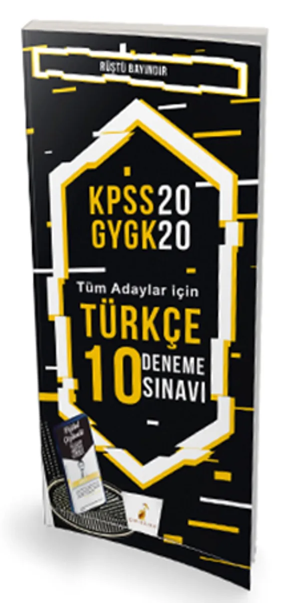 2020 KPSS Türkçe 10 Deneme Sınavı Dijital Çözümlü