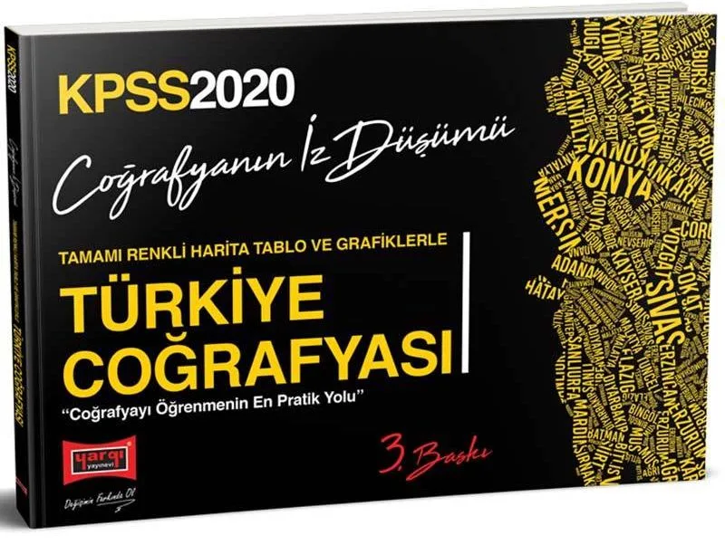 2020 KPSS Türkiye Coğrafyası Tamamı Renkli Harita Tablo ve Grafiklerle