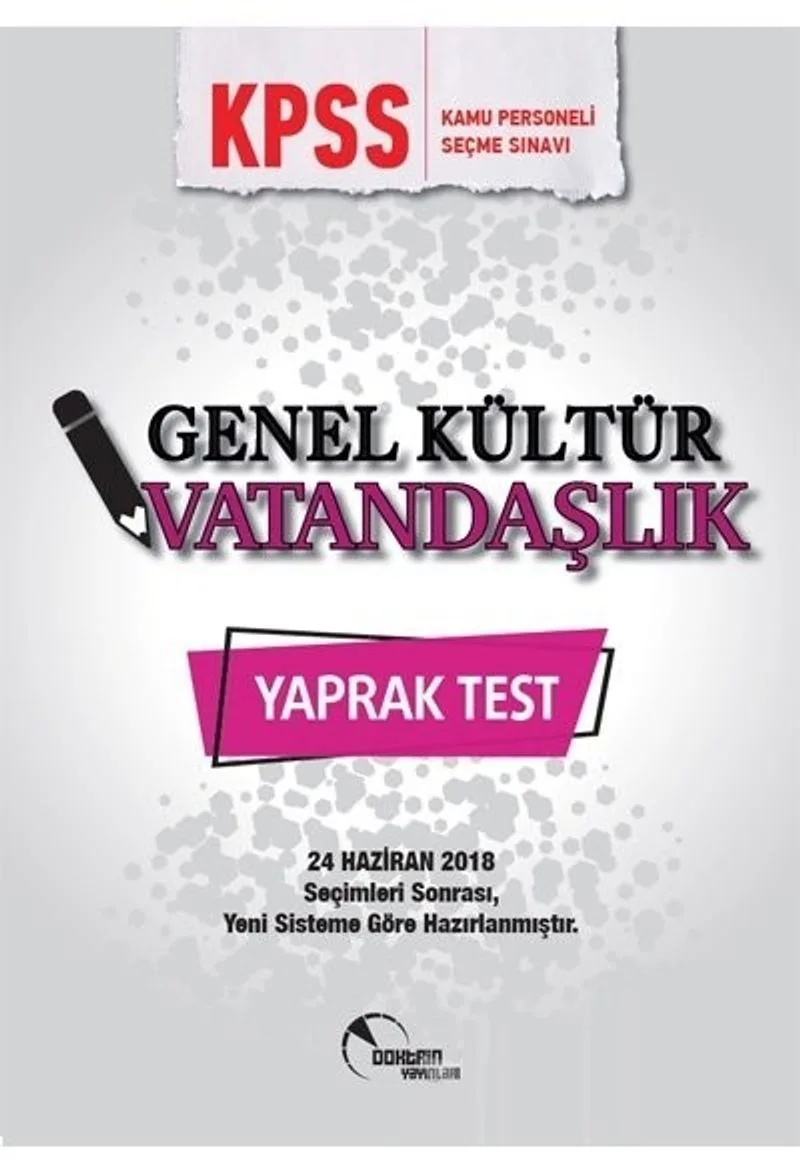 2020 KPSS Vatandaşlık Yaprak Test