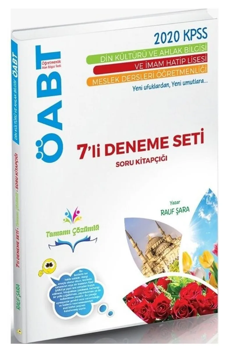 2020 ÖABT Din Kültürü ve Ahlak Bilgisi 7 Deneme Çözümlü