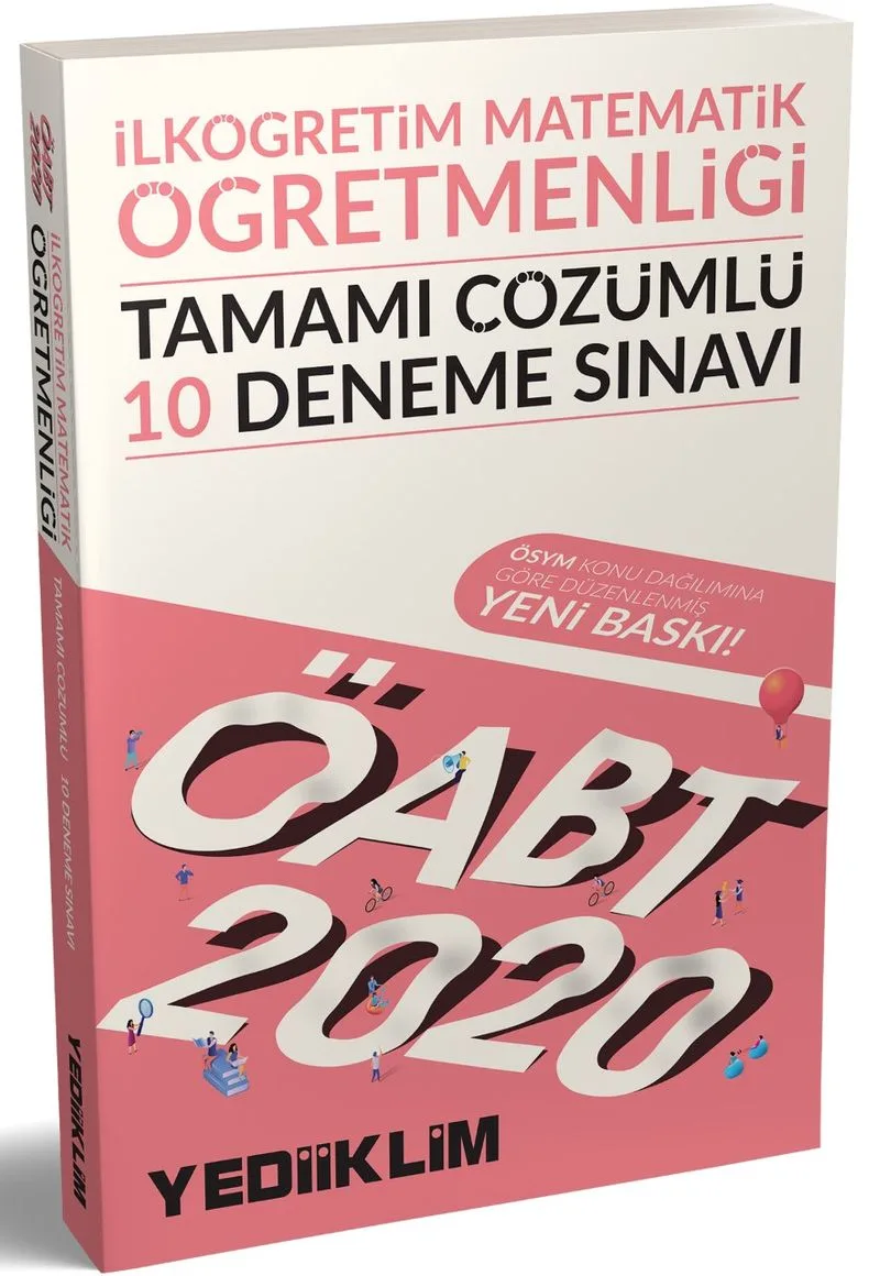 2020 ÖABT İlköğretim Matematik Öğretmenliği Tamamı Çözümlü 10 Deneme Sınavı