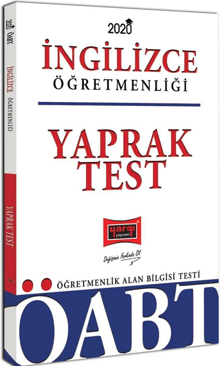 2020 ÖABT İngilizce Öğretmenliği Yaprak Test
