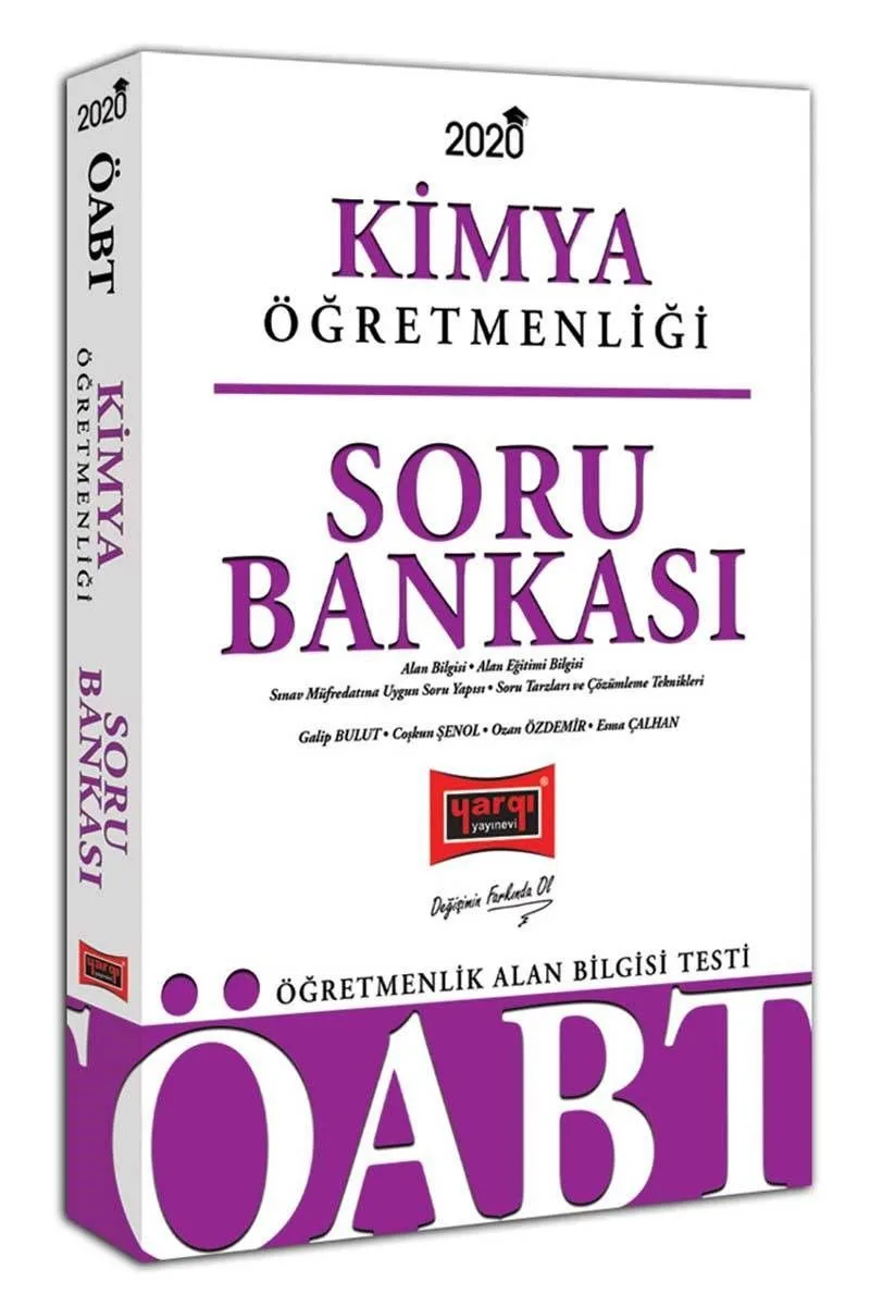 2020 ÖABT Kimya Öğretmenliği Soru Bankası