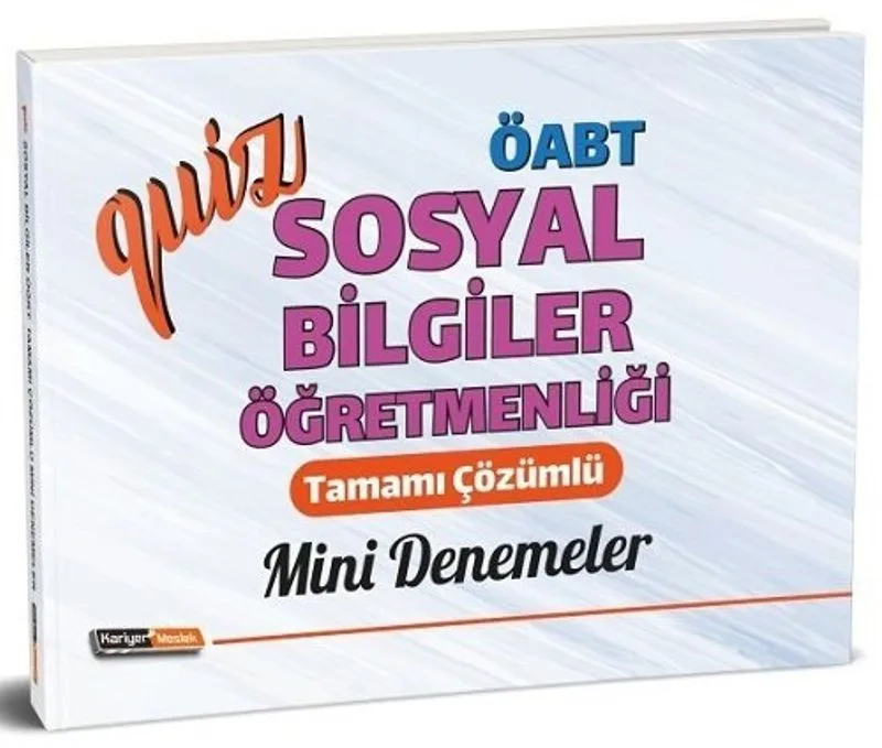 2020 ÖABT Sosyal Bilgiler Öğretmenliği QUİZ Mini Deneme Sınavları Çözümlü