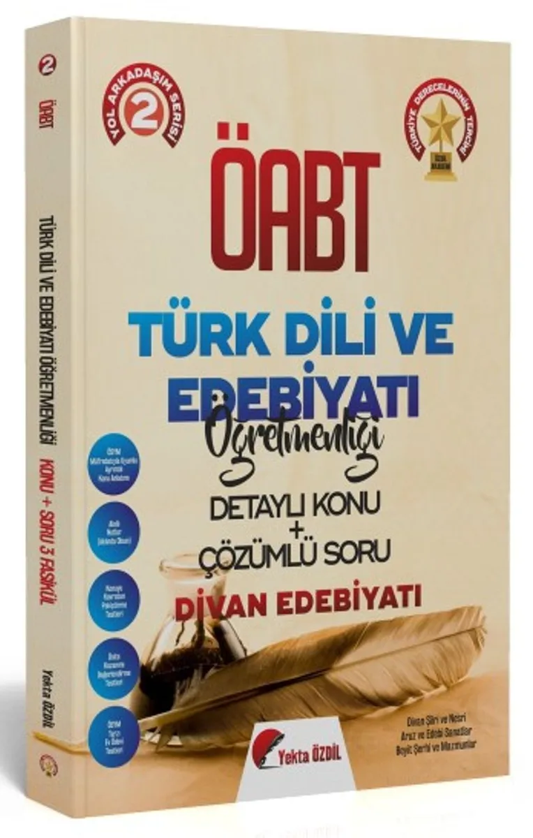 2020 ÖABT Türk Dili ve Edebiyatı 2. Kitap Divan Edebiyatı Konu Anlatımlı Soru Bankası