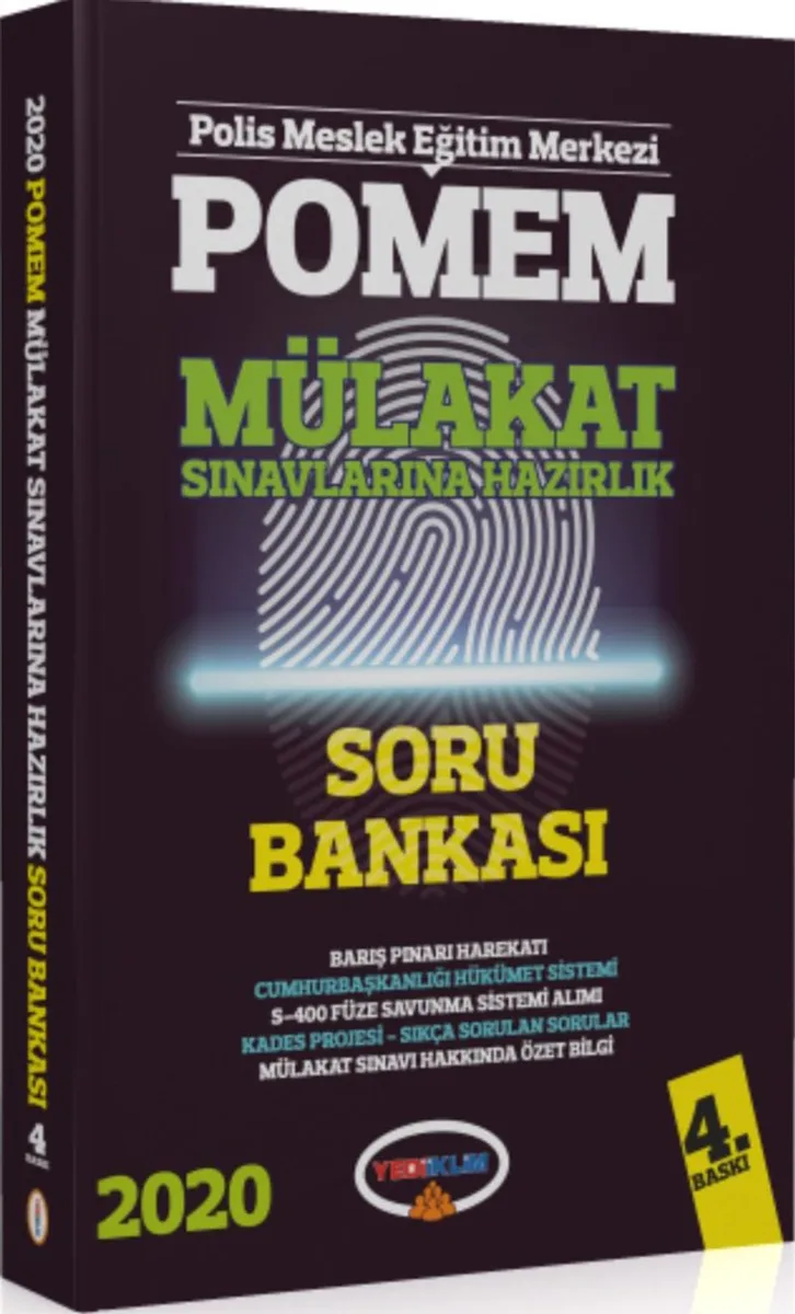 2020 POMEM Mülakat Sınavlarına Hazırlık Soru Bankası