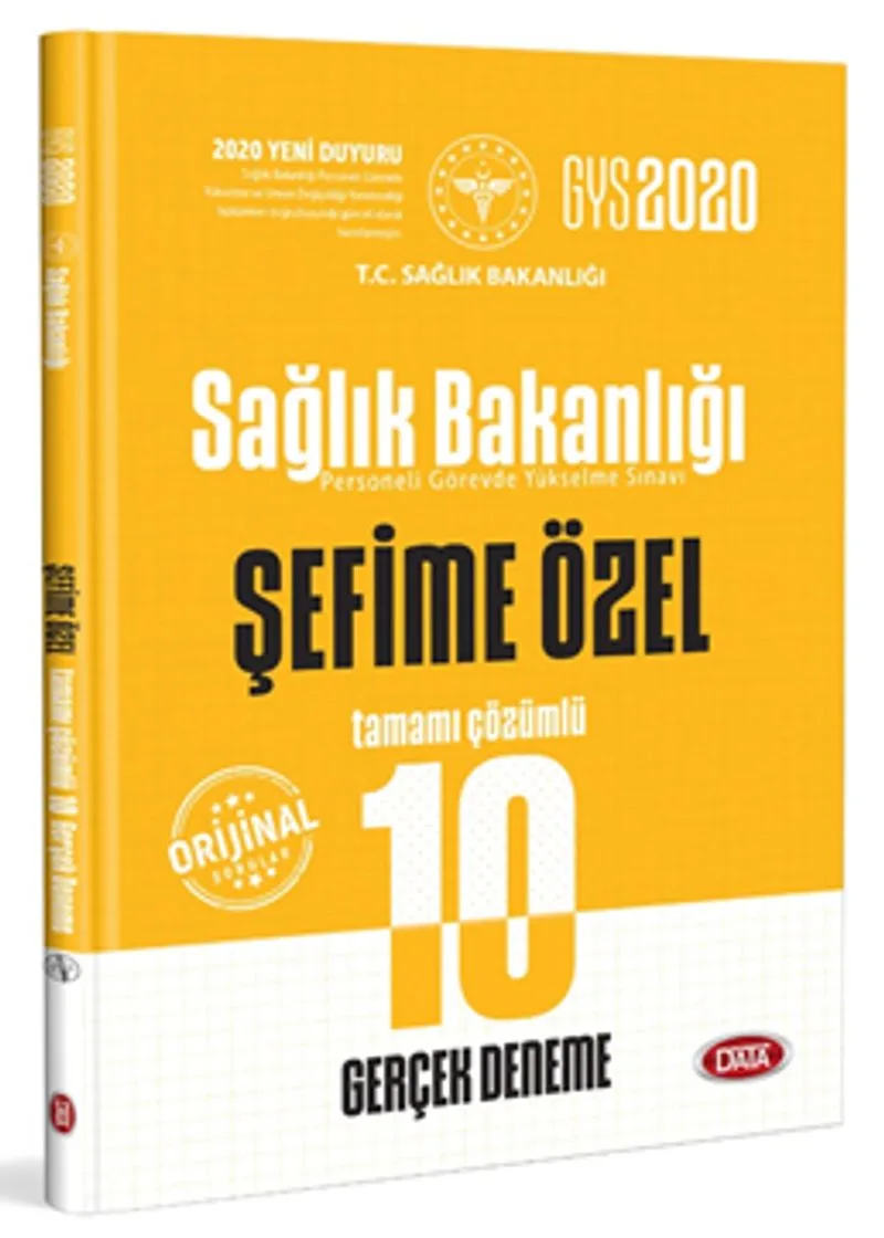 2020 Sağlık Bakanlığı ve Bağlı Kuruluşları Görevde Yükselme Sınavı Şefime Özel Tamamı Çözümlü 10 Gerçek Deneme