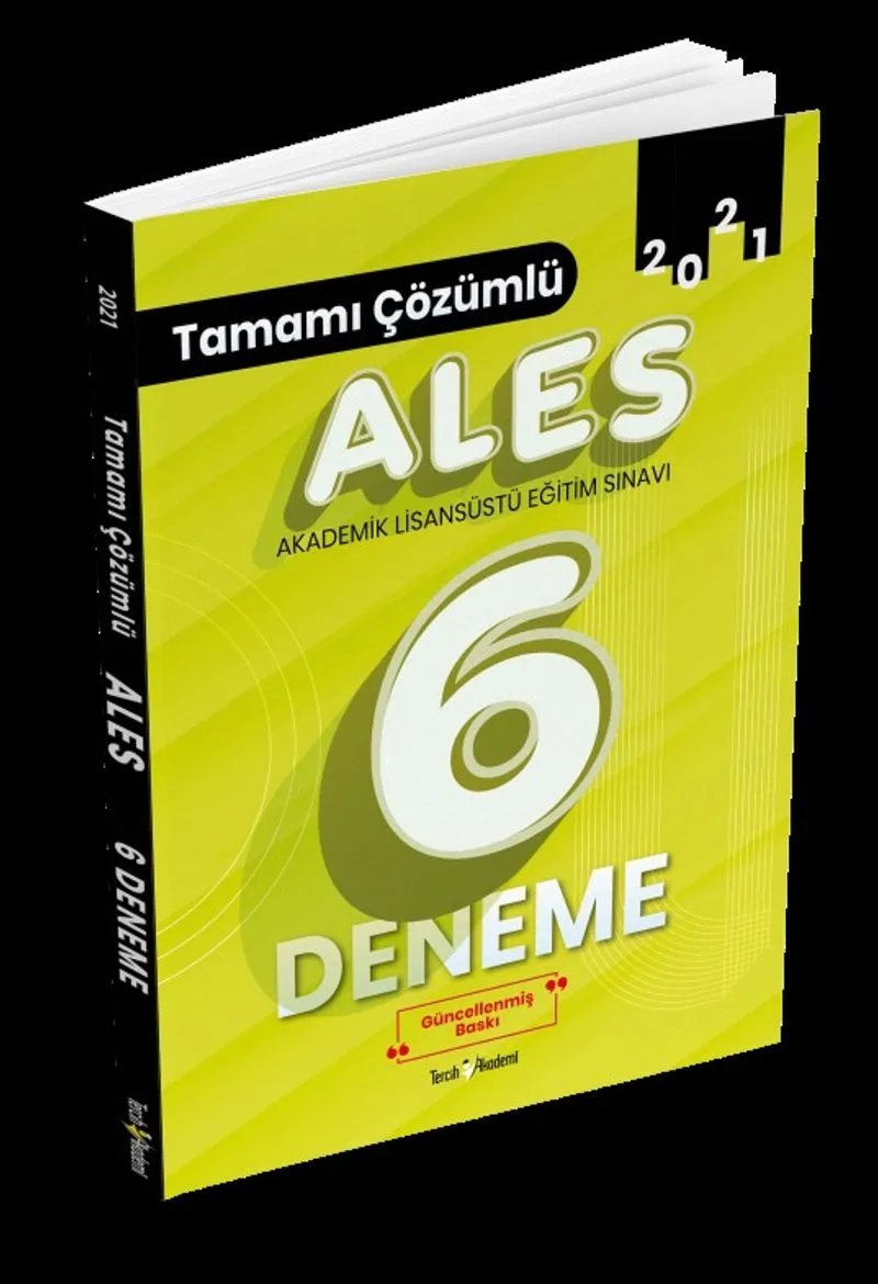 2021 ALES Tamamı Çözümlü 6 Deneme
