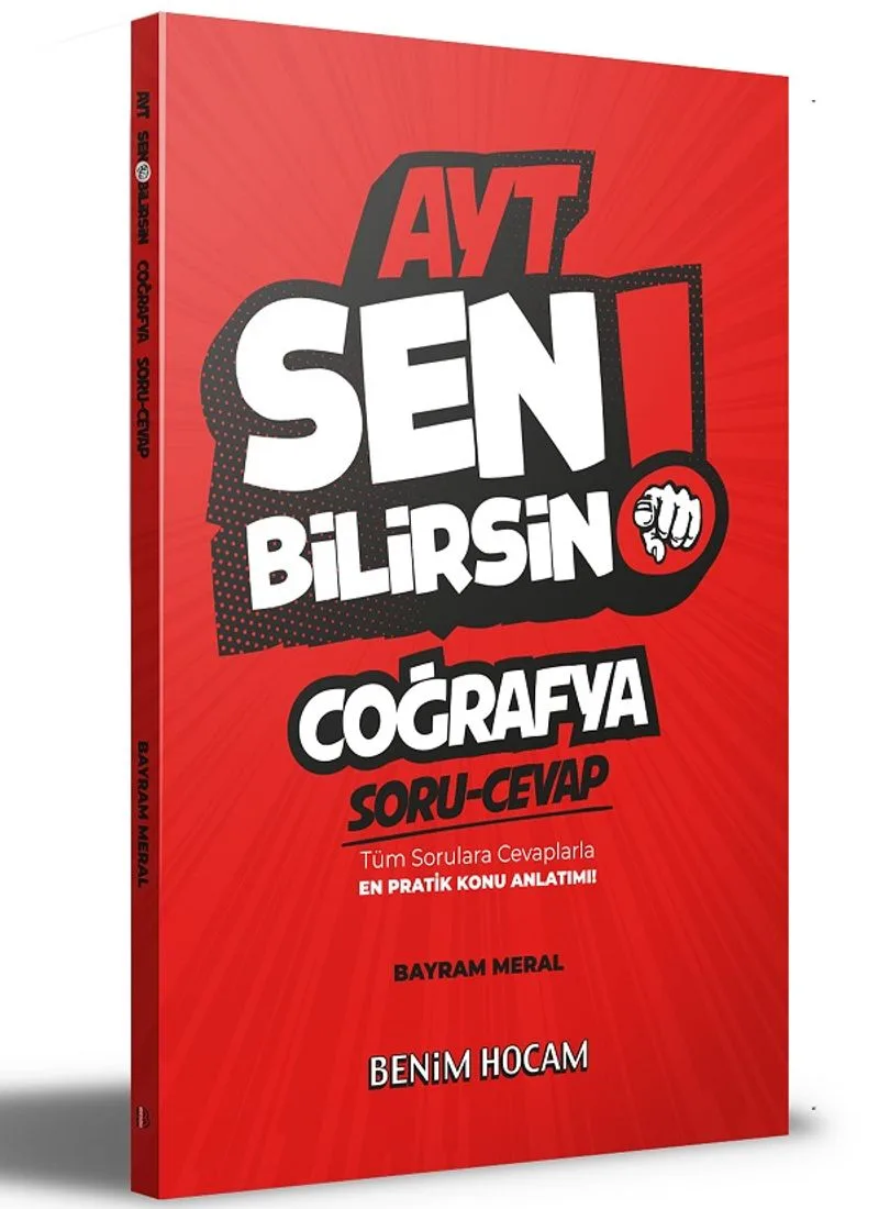 2021 AYT Coğrafya Sen Bilirsin Soru-Cevap Kitabı