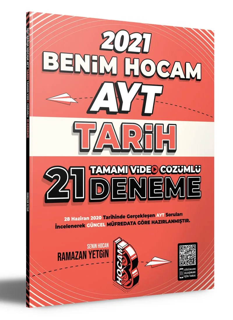 2021 AYT Tarih Tamamı Video Çözümlü 21 Deneme Sınavı