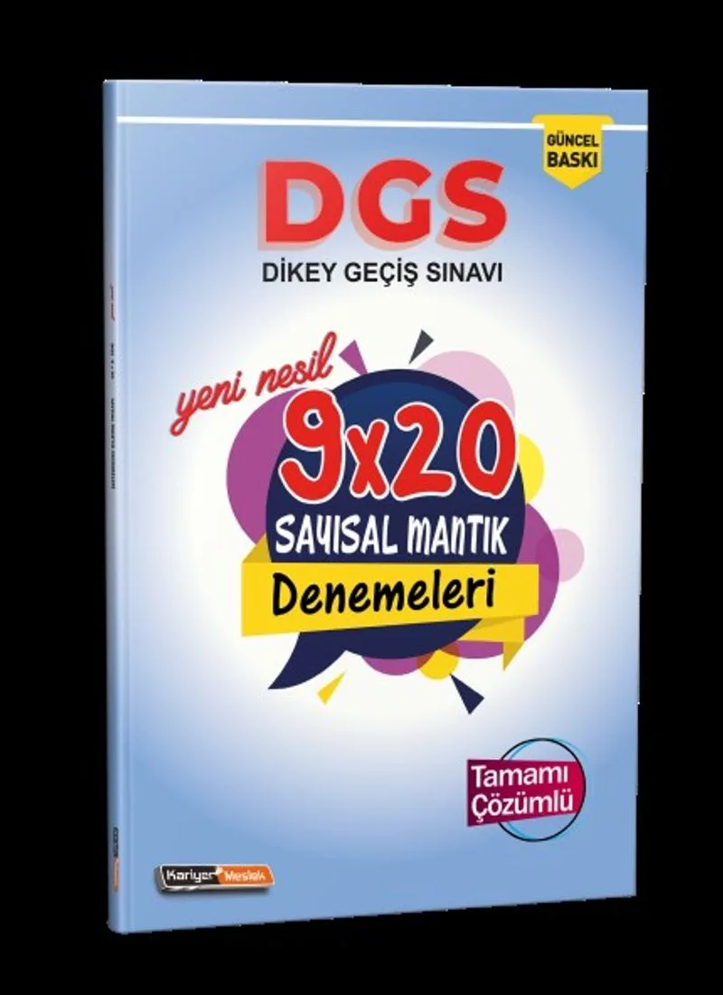 2021 DGS Yeni Nesil Tamamı Çözümlü 9x20 Sayısal Mantık Denemeleri